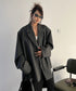 Striped Buttonless Jacket
